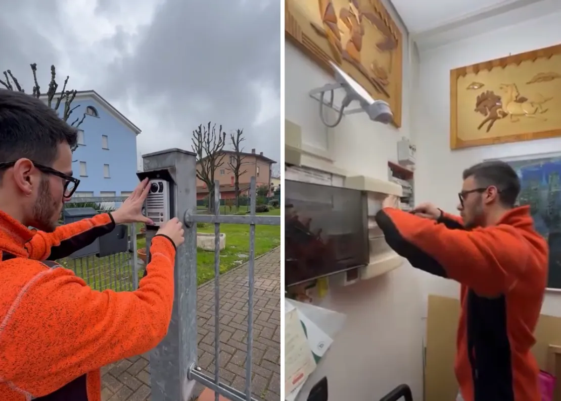 Sostituzione videocitofono a San Martino in Rio