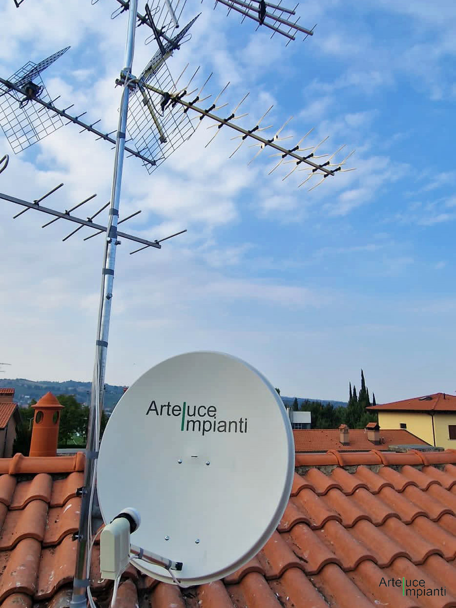 Installazione impianti TV SAT DTT | ARTELUCE IMPIANTI